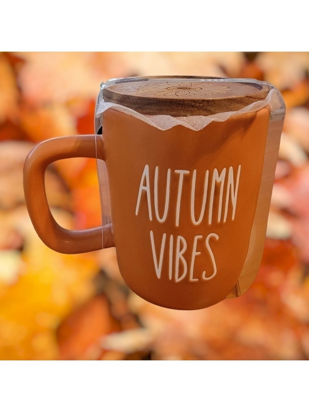 New Blue Harbor mug w/ Bamboo Lid Autumn Vibes Sunflower